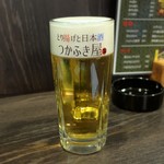 つかふき屋 - 生ビール