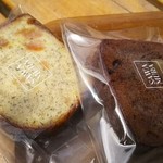ベーカリー&レストラン沢村 - あんずとジャスミンのパウンドケーキ、マロン・オ・ショコラ
