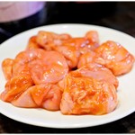 七輪ホルモン焼きもつ鍋 まことや  - 小袋（味噌）430円　ぷりっぷりのこりっこり♪注文必須！