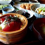 野あそび棚 - てこね寿司 伊勢うどん膳