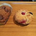 ベーカリー&レストラン沢村 旧軽井沢 - バナナ・ブレッド・ジャンドゥジャ、ベリーベリーマフィン