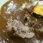 味亭花の家 - ハンバーグカレーソース煮定食