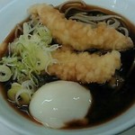 深大寺門前そば - イカ天温玉そば 470円