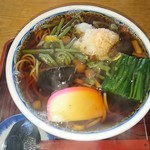 福寿庵 - 山菜蕎麦680円