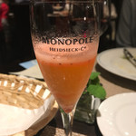 ミラコロ 伊豆高原 地元食材イタリアン - 口直しのいちごのトニック（2017春）