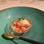 MAVO - リセット
      ・苺と白ワインのジュレ、ほうじ茶のソルベ