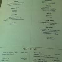 Fish Bank TOKYO - 比較的リーズナブルなメニュー