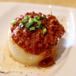 波へい - 大根 〜とり肉のトマトボロネーゼソースで〜