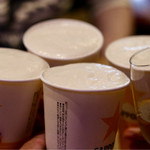 波へい - ビールで乾杯〜♪