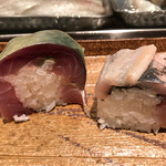 稲城 ヨロシク寿司 - アジにサバ