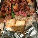 鉄板焼　ぼんの - 阿波牛のサーロインステーキと野菜グリル