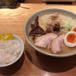 つじ田 味噌の章 飯田橋店 - 特製味噌ラーメンセット