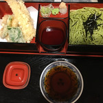 寿し安 - 天ぷら冷やしそば650円