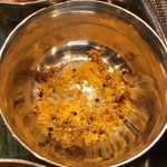 スパイス料理ナッラマナム - ココナッツサンボル