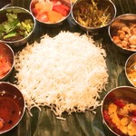 スパイス料理ナッラマナム - バスマティライス