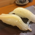 ふく鮨 - ヤリイカ　アオリイカ