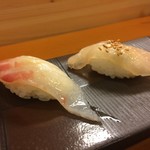 ふく鮨 - 鯛　ソイ 昆布締め