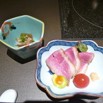 京都 八起庵 - 水炊きコースの前菜