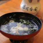 吉乃寿司 - 　お椀　おいしい♡