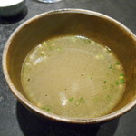 焼き鳥と水炊き 烏丸 - 鶏出汁スープ♡