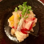 御料理 辰むら - 鯛の南蛮漬け。