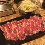 千倍 - ネギしゃぶの肉！ 1.5人前 980円