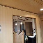 蕎楽はらいそ - 調理場方向