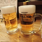 Izakaya Tabemaru - ビールで乾杯