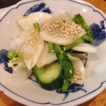 とんかつ ひで - お新香