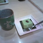 富寿し 膳 - 抹茶のムース。