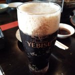焼き肉　金花郎 - エビス黒生ビール