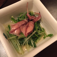 魚斉 - ホタルイカの酢味噌掛け
