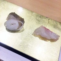 旬菜 おぐら家 - お造り：鳴門のマコガレイ、鯛