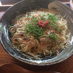 浪曲茶屋 - 梅じゃこそうめん●絶品