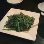 鉄龍山 - 空芯菜の炒め物