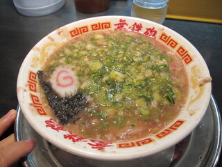 Muteppou - 魚正油ラーメン７５０円　麺少なめネギ多め