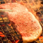 Charcoal-grilled Japanese black beef Steak 180g