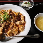 香港料理 盛苑酒家 - 麻婆豆腐の定食