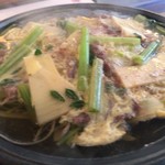 寿長生の郷 - 牛肉柳川鍋