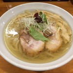 らーめん一宇 - 塩らーめん(750円)