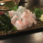 ゆず - 平目の刺身