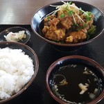 みんぱい 城東店 - 油淋鶏定食