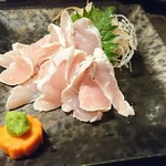 スローフード 隠家 - とりわさ（最強わさび付き）