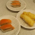 かっぱ寿司 - サーモン、焼サーモン、イカ天