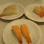 かっぱ寿司 - えび、赤えび、甘エビ