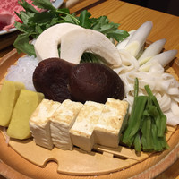 スギモト 本店 - すき焼きコース具材、2人前。