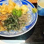 うどん やきとり とびた - とり天ぶっかけそば