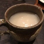 手挽きそば 一心 - 蕎麦湯