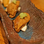 Daidokoro - 雲丹と生湯葉のお刺身