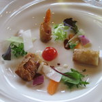 ANA インターコンチネンタル万座ビーチリゾート　　結婚式のメニュー　オードブル